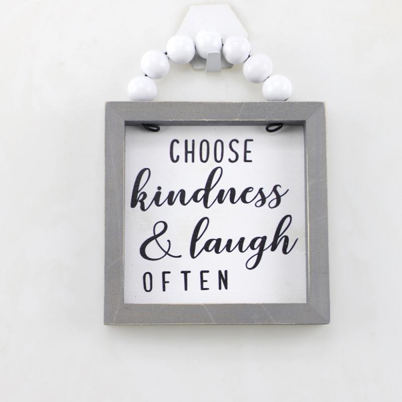 Quadratisches Holz-Hängeschild Holztafel Wandkunst Für Küche Schlafzimmer Wohnzimmer Arbeitszimmer Dekorationen