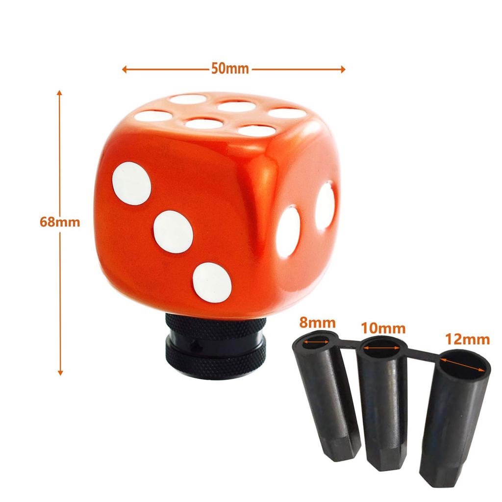 Lunsom Resin Dice Shift Knob Car Shift Knob Stylish Suitable