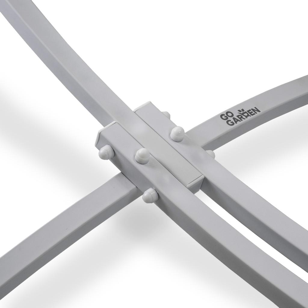 Hammock Frame, Garden Hammock Stand, Two-person, Metal, Gray, Strong, 250 Kg