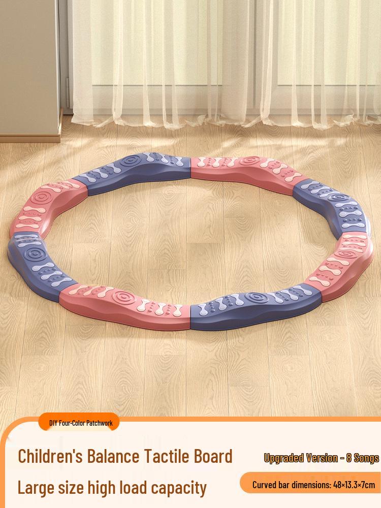 Rainbow Balance Bridge: Sensory Integration Toy for Toddlers