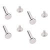 100 Sets Rivets M2 Stainless Steel Multifunctional Hex Nut   Flat Round Head Screw Rivets for Fence