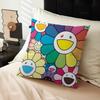 Flower T-Takashi Art M-Murakami Pillowcase toon Gift Cushion Cover Bedroom Home Sofa Chair Seat Decor pillow case