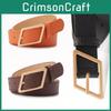 Ladies Slim Leather Belt With Metal Pin Buckle And Minimalist Design For Daily Use