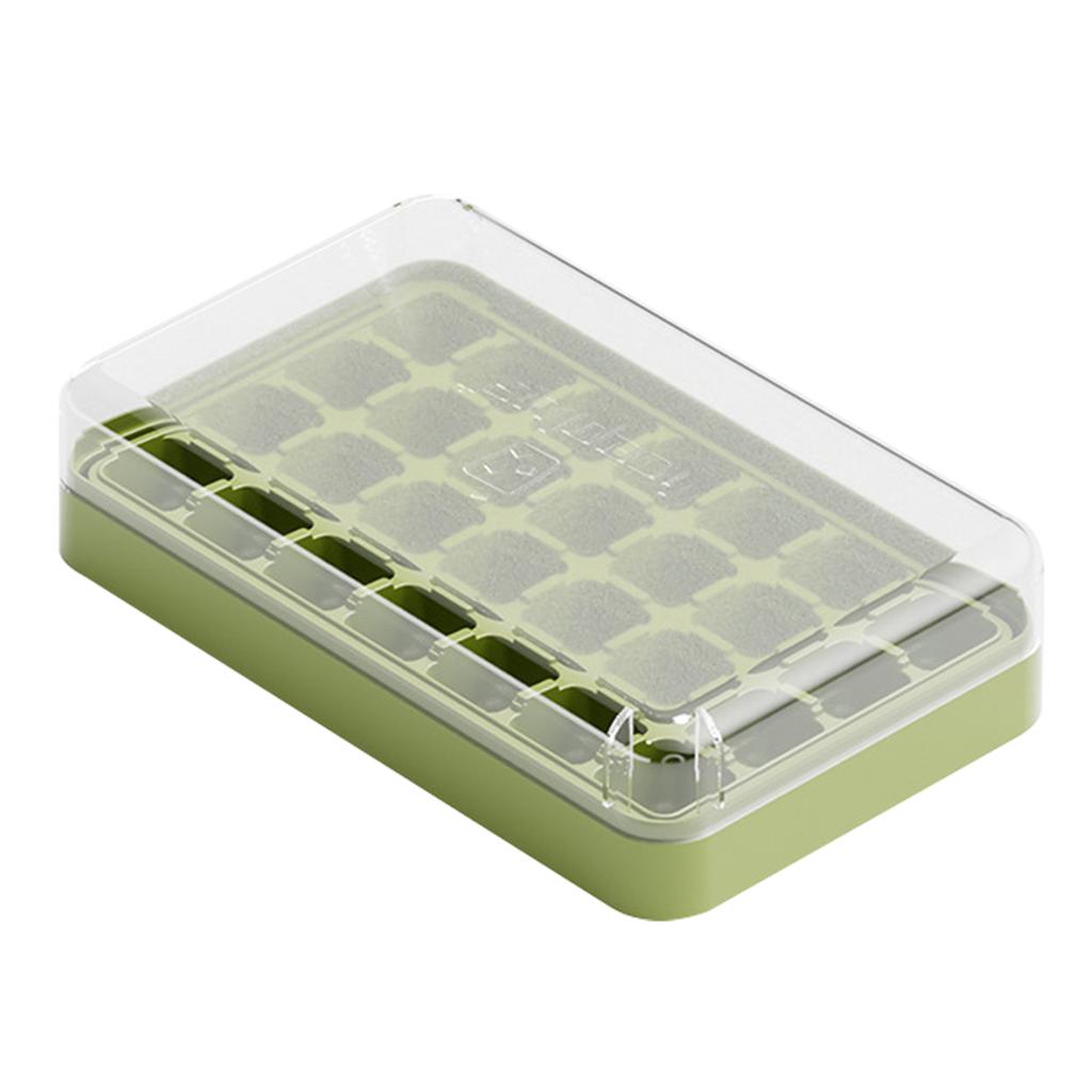 5/28 Grid Ice Cubes Moulds With Lid Easy Release Fridges Ice Box For Home Kitchen