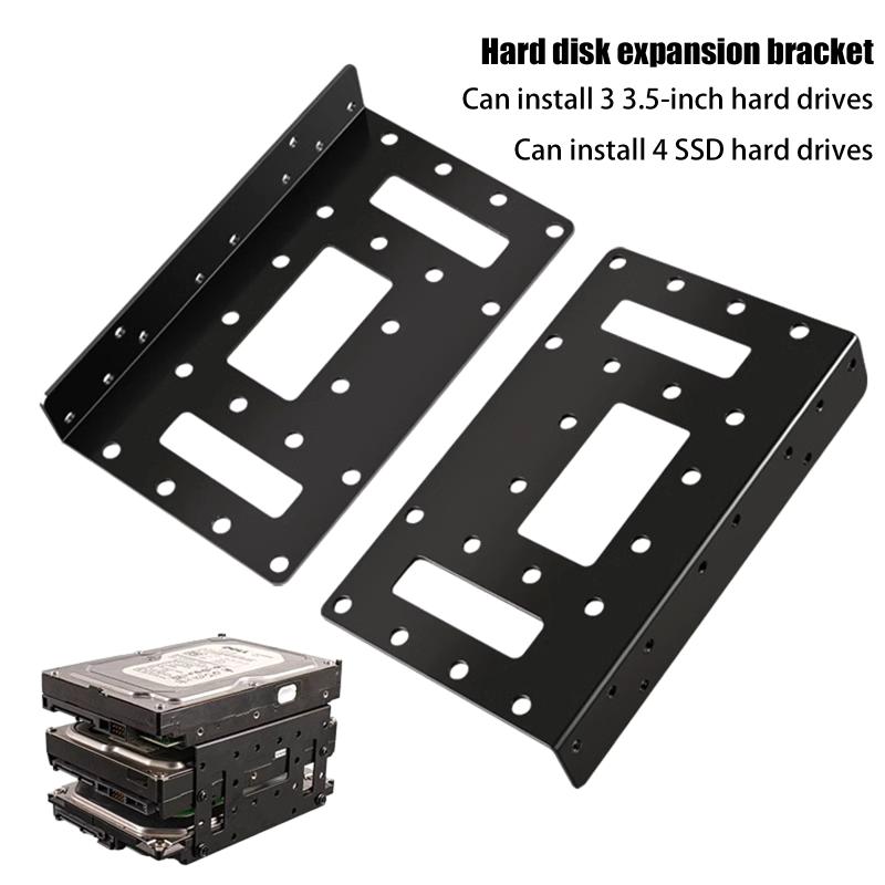 1Set 11UB Storage Mounting Bracket Metal Tray Adapter HDD Hard Disk Drive Bracket For 2.5/3.5-inch SSD Bracket Holder
