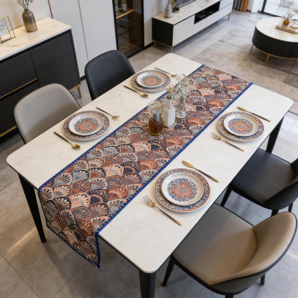 Dining Table, TV Cabinet and Center Table Decoration Home Decorative Nordic Cotton Linen Multi-purpose Table Runner