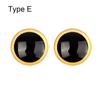 16mm Toy Parts Crafts Wool Felt Accessories Handmade Doll Eyes Glass Eye Cat Pet Dog