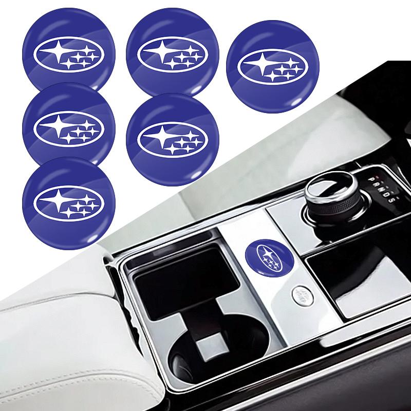 For Subaru Forester impreza Outback Legacy Tribecacar 15mm Car keychain sticker door keychain sticker central control sticker Z7