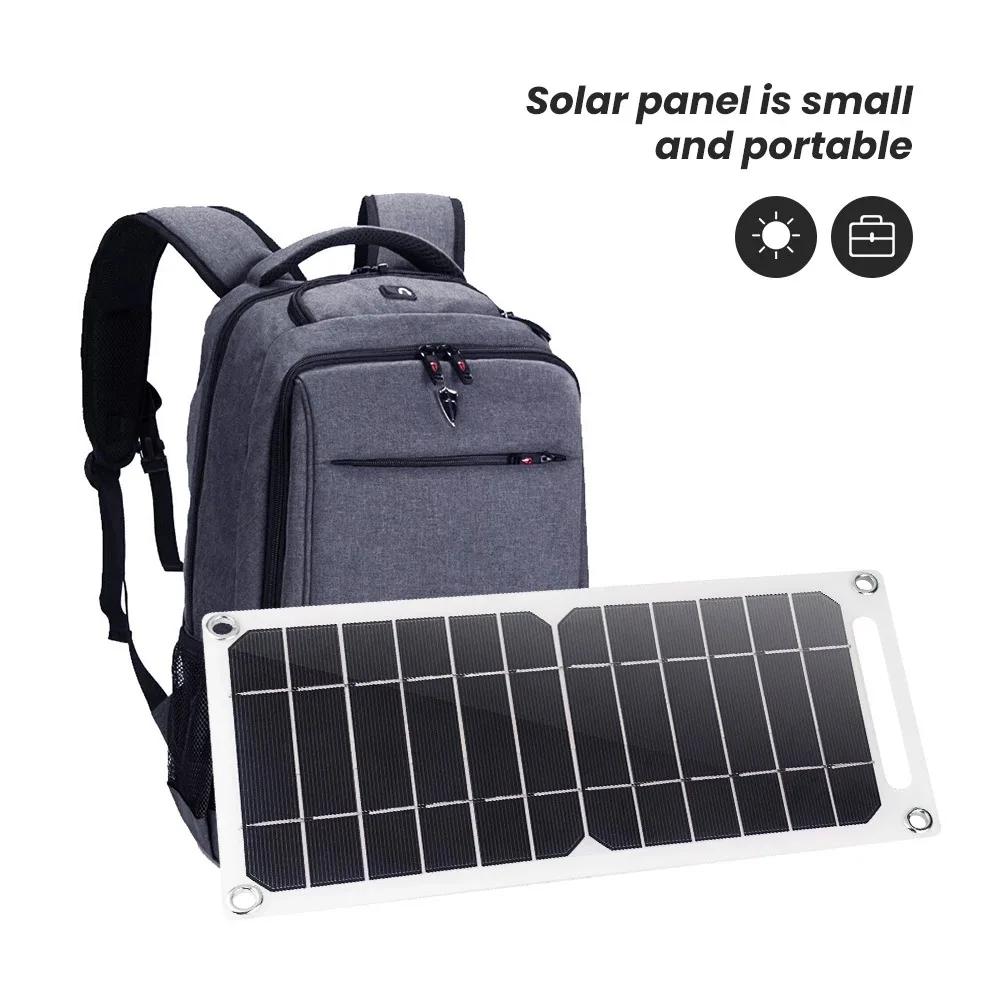 Solar Panel System 5V with USB Camping Charging Suitable for Power Bank and Mobile Phone Car MP3 PAD Charger Outdoor Battery
