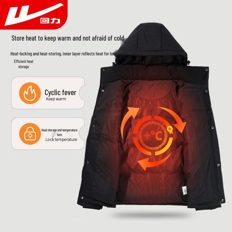 Warrior Men's Hooded Padded Winter Jacket