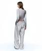 INSILENCE WOMEN Nylon Utility Pants Light Grey