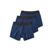[GUNZE] Basic 3-Pack Skin-Friendly Boxer Briefs for Men, Navy GM00803