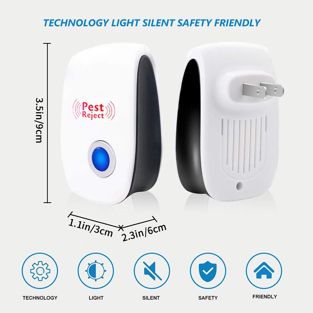 Electronic Ultrasonic Electromagnetic Mosquito Anti Mouse Insect Repeller Rat Cockroach Household Pest Reject Repellent
