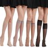 Langsha Women's Ultra-Thin Mid-Calf Sheer Socks