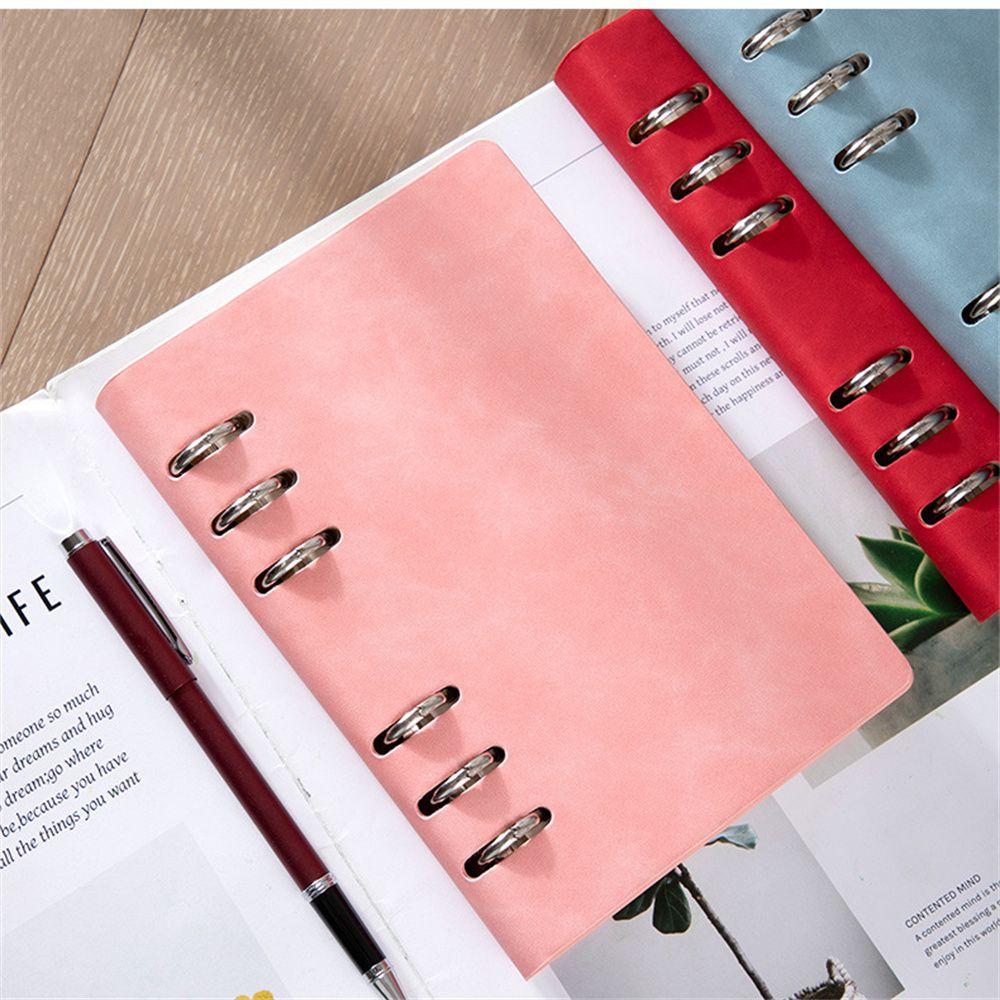 Momo Pad 6 Holes Journal Notebook Daily Weekly Planner Binder Spiral Notebook Loose Leaf Notebook