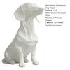 Dachshund Dog Statue 3D Printed Cute Dog Sculpture for Home Office Desk Shelf Decor Collectible Gift for Dog Lovers