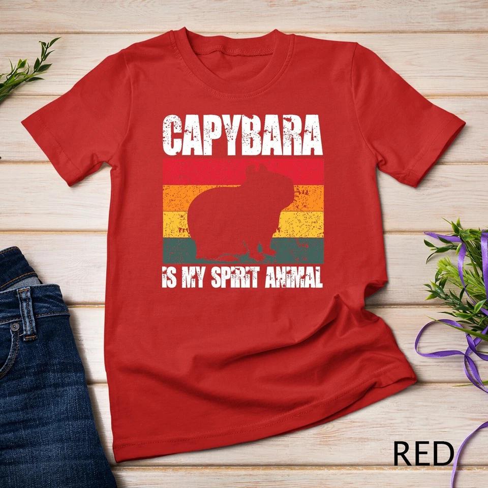 Capybara Is My Spirit Animal Shirt Capybara Pet Animal Gifts Unisex T-shirt 7 2XL