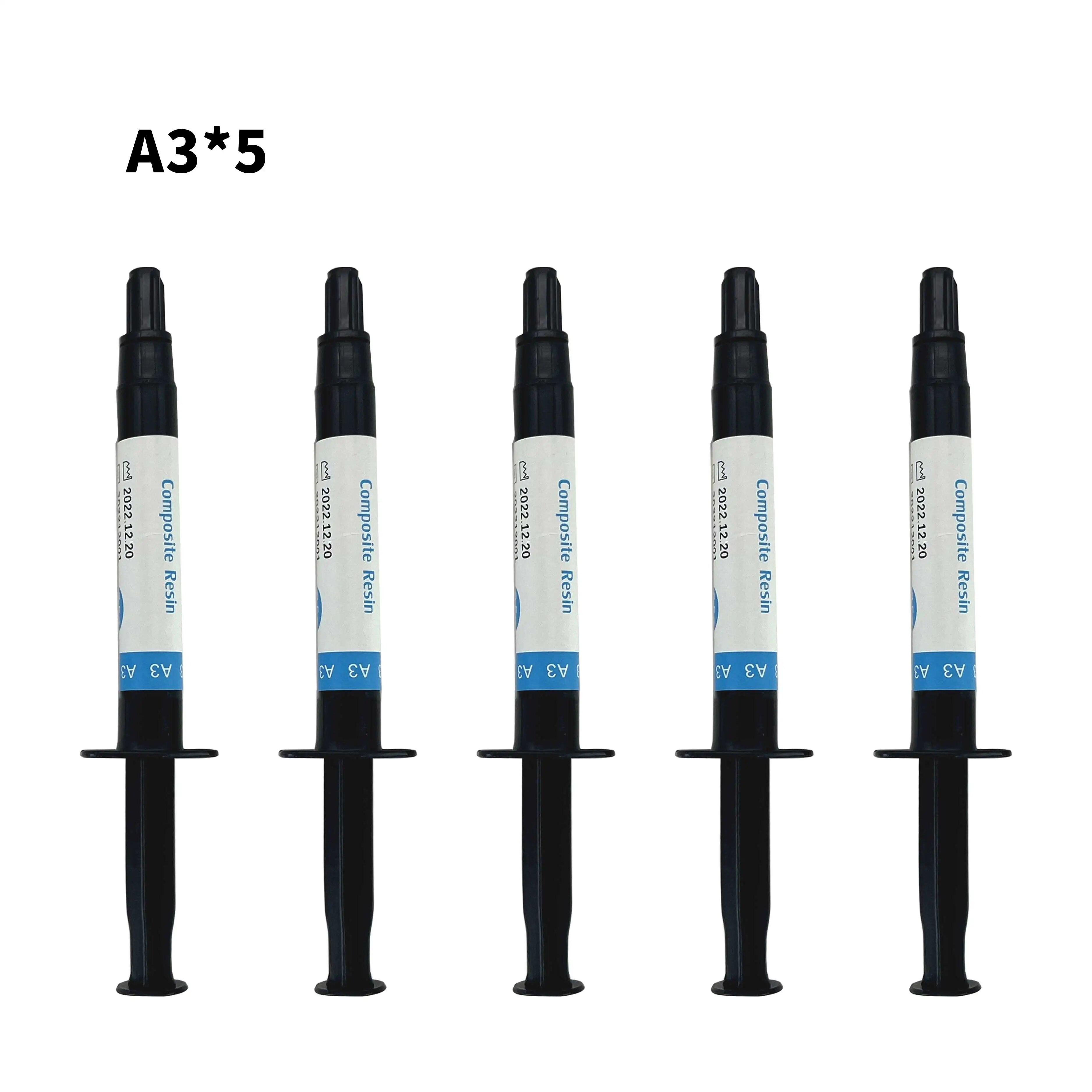 

Стоматологічний матеріал JINGT, покращений текучою наногібридною текучою композитною смолою №A1 #A2 #A3 2,5 г*5 A3