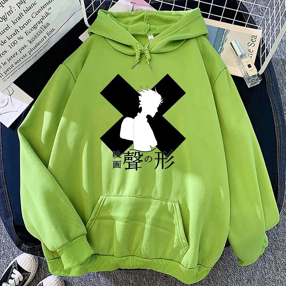 Anime A Silent Voice Hoodies Spring/Autumn Women/men Sweatshirt Koe No Katachi Hoodie Kawaii Clothing Unisex Sudaderas Warm Tops Unisex