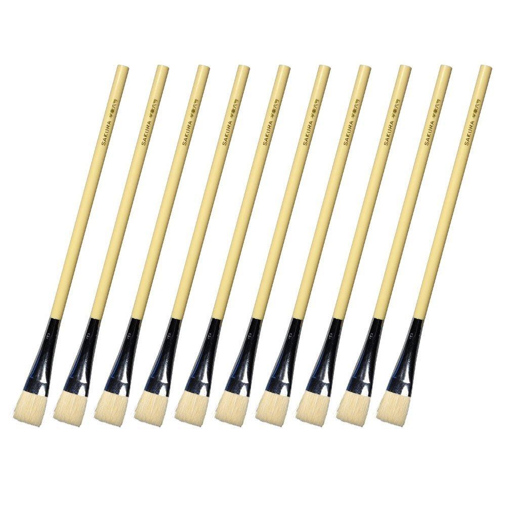 

Sakura Design Brush Flat Brush 6 Hirafude 6 10 pieces Cray-Pas No. (10)