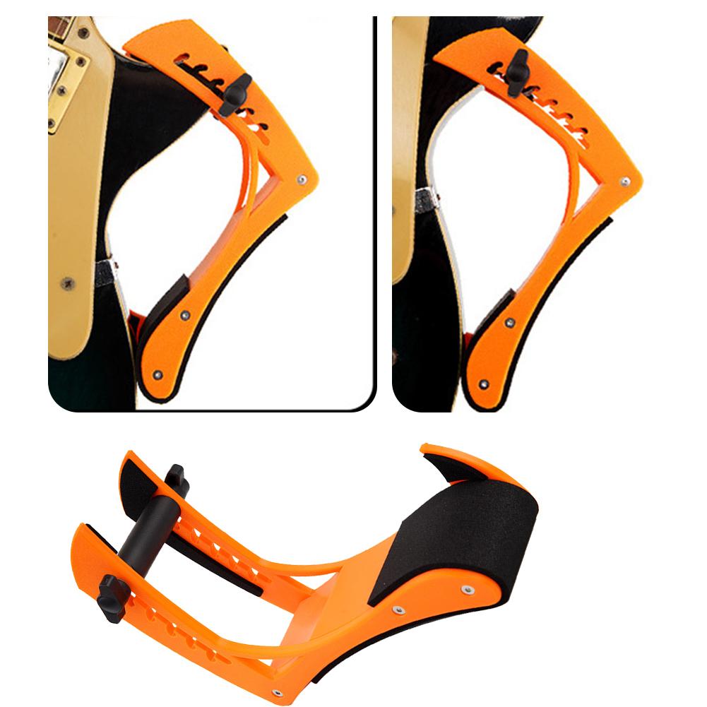 Guitar Leg Rest Support Adjustable Guitar Foot Stand Anti Slip Ergonomic Guitar Holder for Electric Classical & Acoustic Guitars
