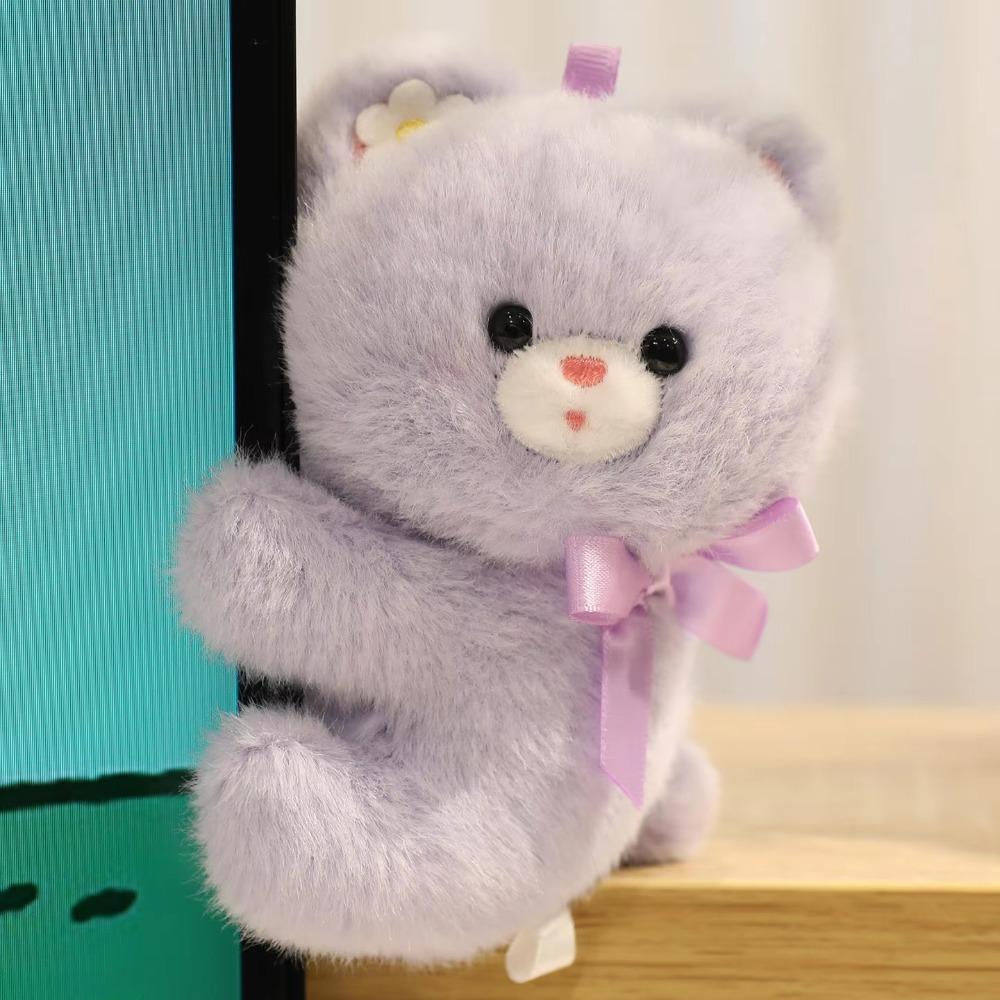 

PP Cotton Rabbit Plush Stuffed Toys Hug Shape Plush Doll Computer Clip Home Decor Style D