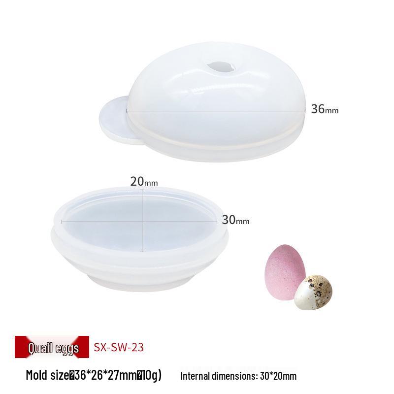 Easter Egg Silicone Mold for Goose, Duck, and Bird Shapes - French Flower Design Cake Mousse Mold