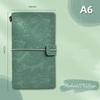 Vintage Embossed Lace Strap Notebook A6 Morandi Portable Journal Travel Book Diary Stationery School Supplies