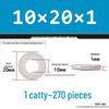Extra Thick Galvanized Iron Flat Washer, Round, M3-M62