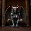 Indoor Table Ornaments Resin Gargoyle Statue, Medieval Gothic Sculpture, Artistic Horror Tabletop Figurines for Living Room Decorative Craft