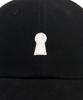 Sekeonmonollogeu Keyhole Signature Logo Ball Cap Black Seac001Black