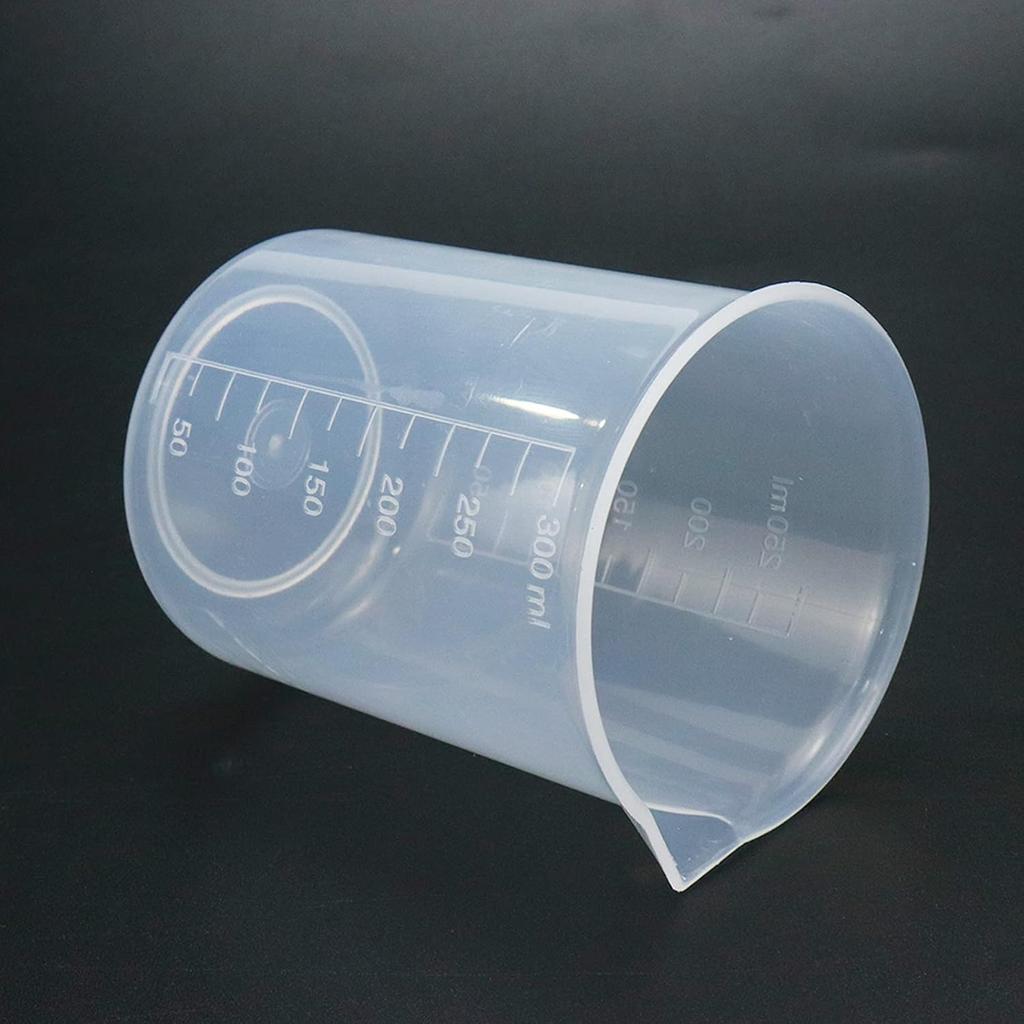 5pcs Graduated Measuring Cups and Laboratory Graduated Beakers, Suitable for Mixing Paints, Dyes, and for DIY Jewelry Making