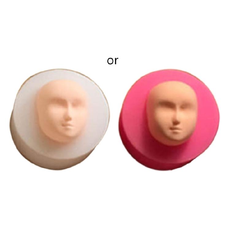 Dolls Head Face Mould, Silicone Baby Head Molds, Baby Shower Fondant Cake Mould