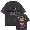 Rapper The Weeknd After Hours Til Dawn with Playboi Carti Tour  Vintage Washed TShirts Men Hip Hop Fashion Pop Music Tshirt