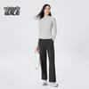 BENLAI Women's Slim-Fit Antibacterial Round Neck Long-Sleeve T-Shirt