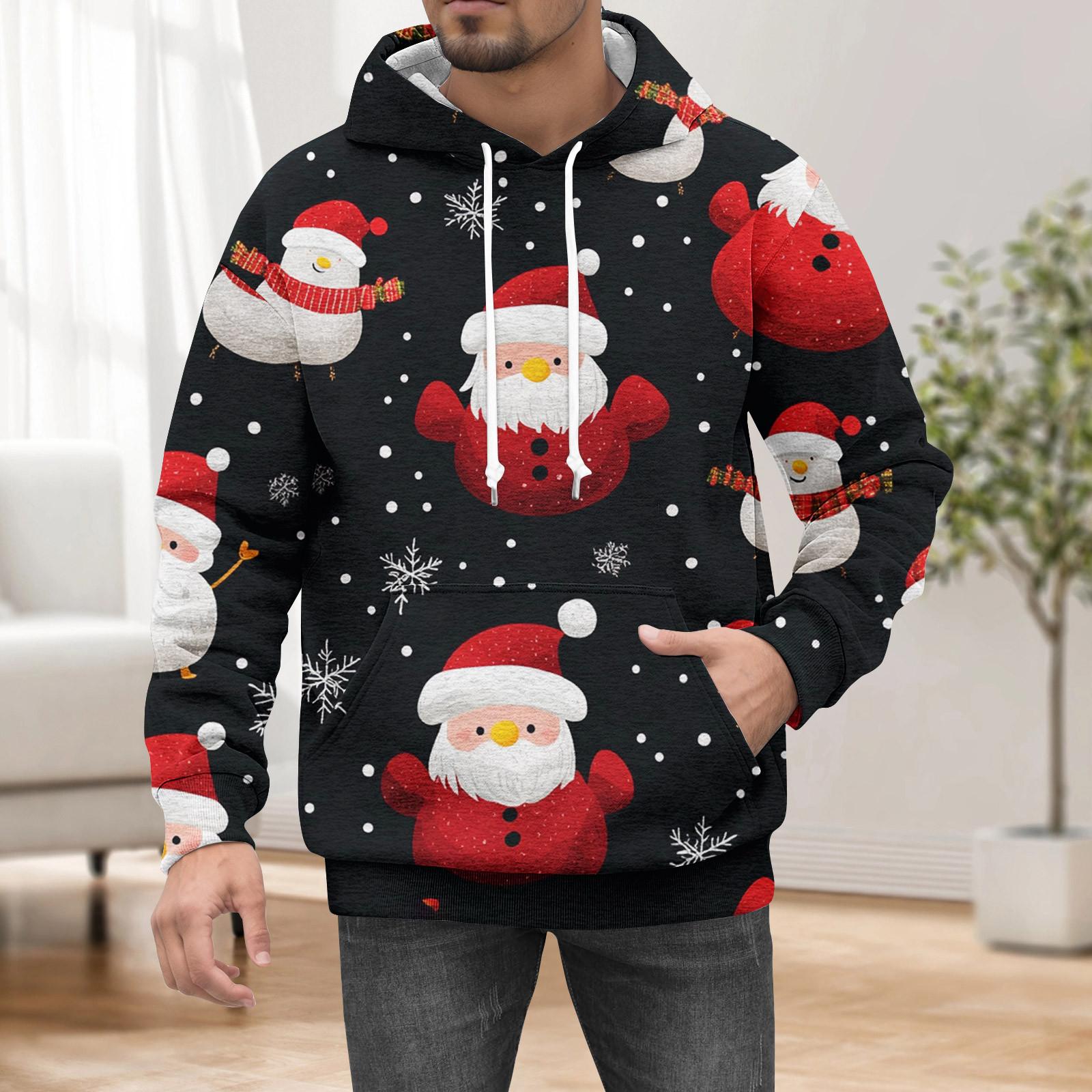 

Спортивный костюм с капюшоном, унисекс, одежда для бега, пуловер с длинными рукавами, толстовка с капюшоном L чёрный