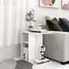 VidaXL Side Table White 50x30x50 Cm Chipboard