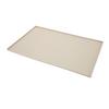 Pet Feeding Mat Puppy Pattern Waterproof Slip Resistance Small Food Grade Silicone Dog Food Mat for Floors Beige