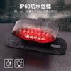 Aoling Motorcycle Tail Light 12V Brake Light Blinker License Plate Light Position Lamp Integrated Function Motorcycle Rear Light with Wiring Giboshi