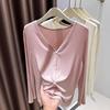 Damen Sommer Leichter Cardigan Lässig Langarm Sonnenschutz Hemden Knopfleiste Strand Überwurf Tops