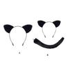 Cats Cosplay Costume Decorations Accessory Kids Cats Dress up Festival Plush Adornment Cute Cats Headband Cosplay Props