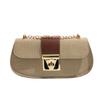 Trendy new underarm bag, contrast patchwork, singleshoulder crossbody bag, simple and versatile commuter bag