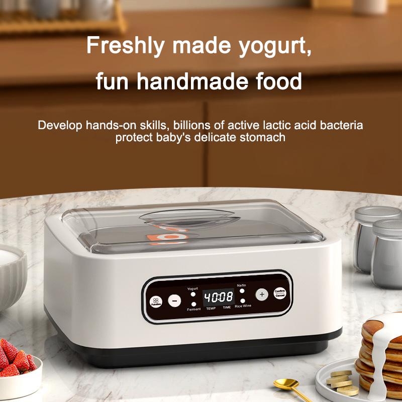 Multifunction Electric Yogurt Fermentation Machine, Home Ice Cream, Yogurt Pudding, Breakfast, Homemade Yogurt Machine