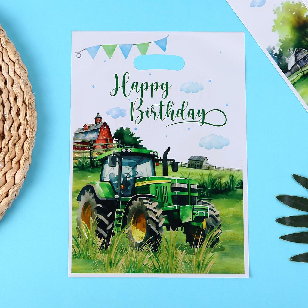 Thanksgiving Farm Festival Tote Bag with Candy Snack Print