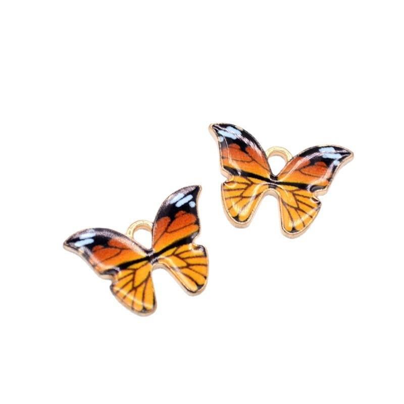 Diy Fashion Accessories Color Butterfly Accessories Alloy Drip Accessories