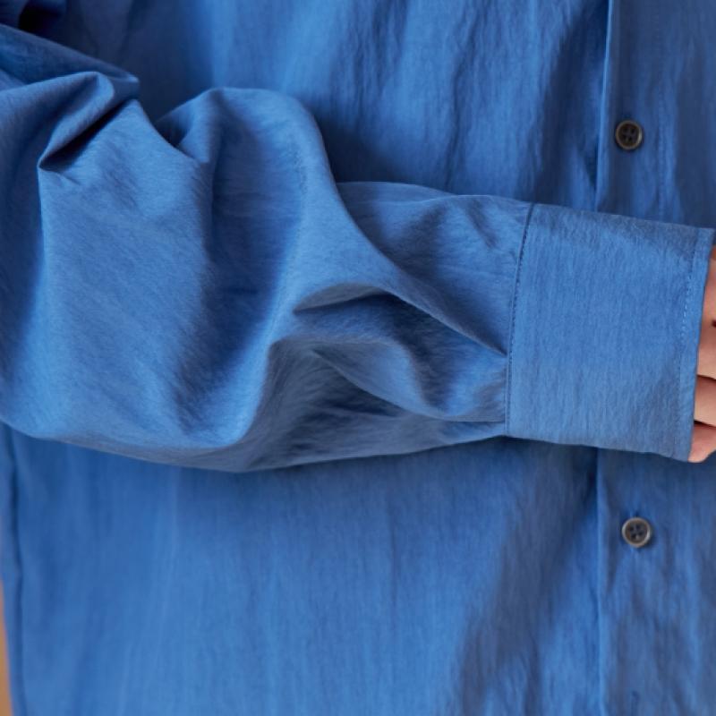 Maxza Double Button Loose Fit Compact Cotton Shirt Ze10qb015nh