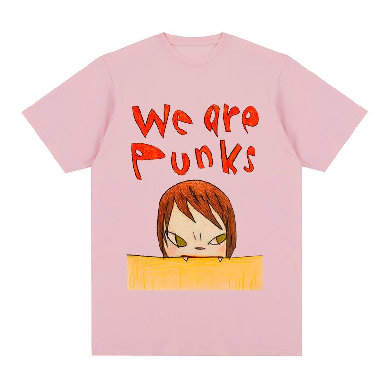Yoshitomo Nara we are punks t-shirt Baumwolle Herren T-Shirt Neues TEE TSHIRT Damen Oberteile