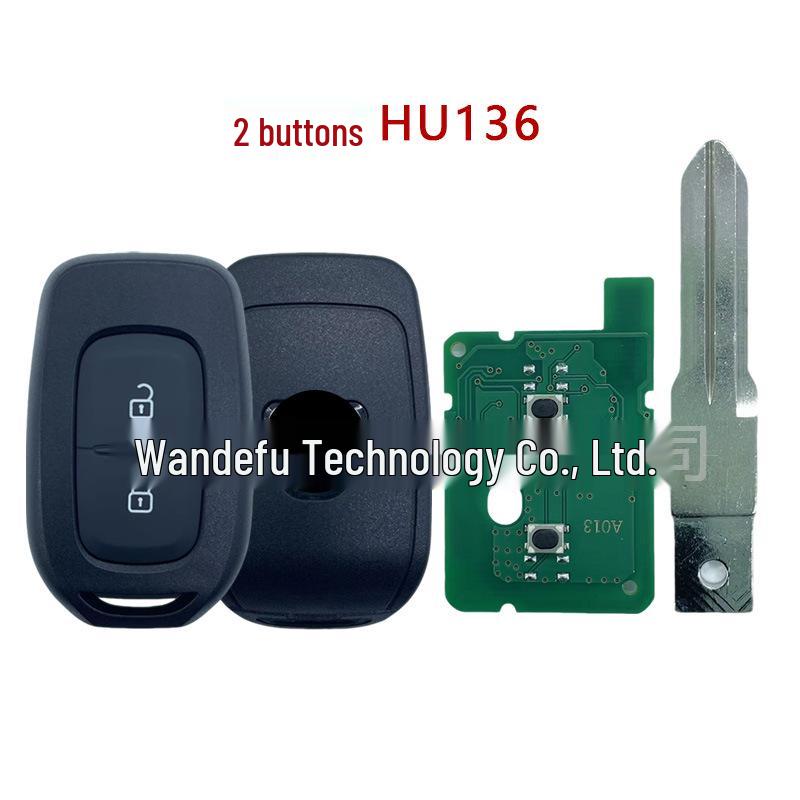 4A Chip 433MHz Remote Key for Renault/Dacia Sandero Logan 2 with 4 Metal Blanks