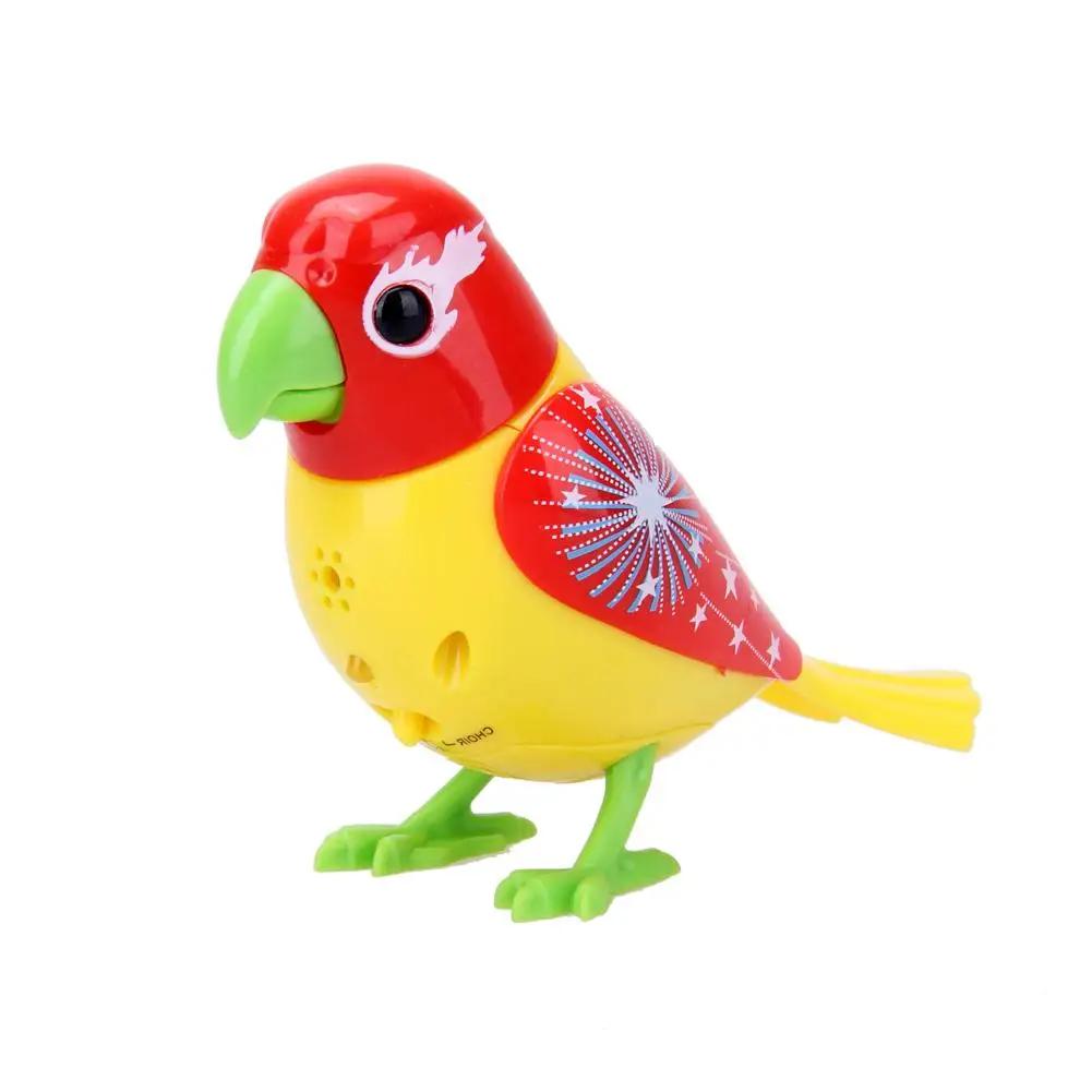 Plastic Sound Voice Control Activate Chirping Singing Bird Kids Toy Gift Intelligent Voice Control Mobile Phone To Control Toy