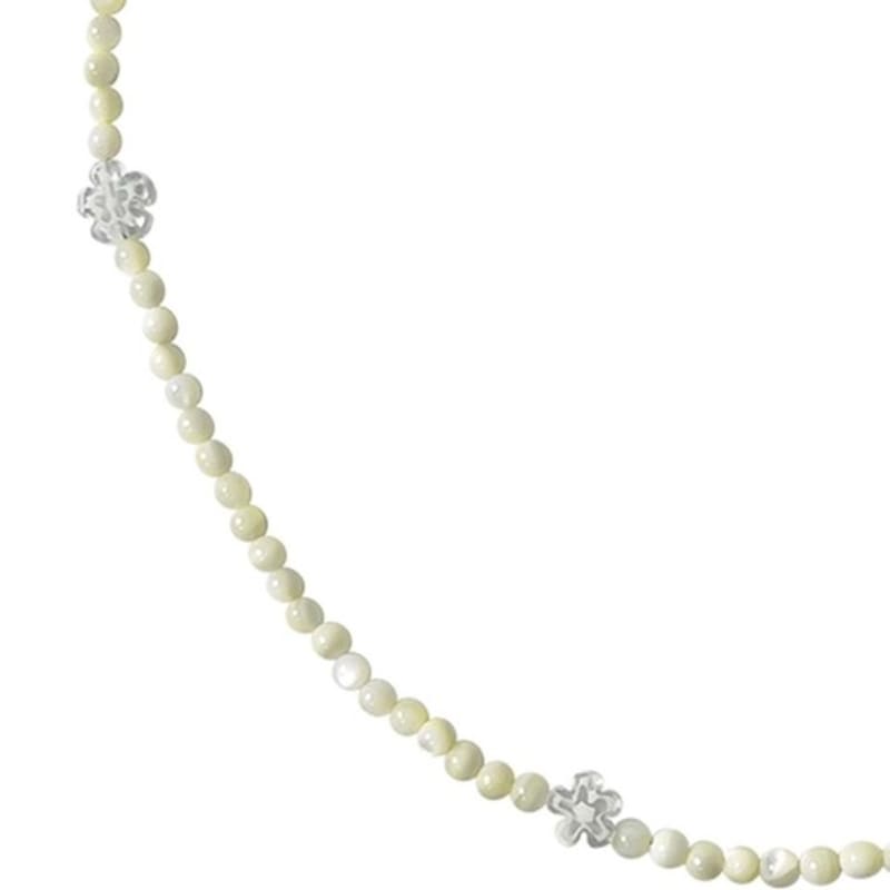 standingfish flower bed necklace Y4